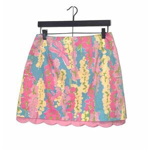 Lilly Pulitzer Floral Mini Skirt